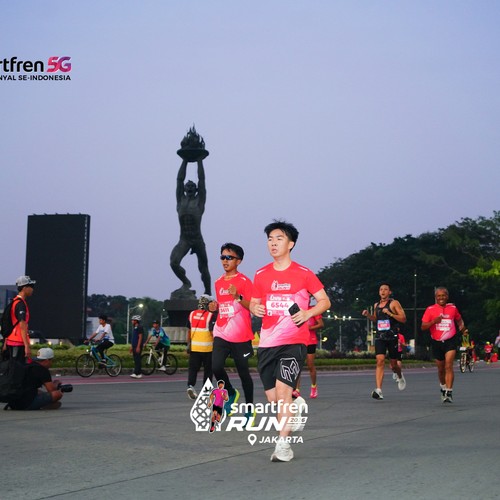 Race photo from SMARTFREN RUN 2026