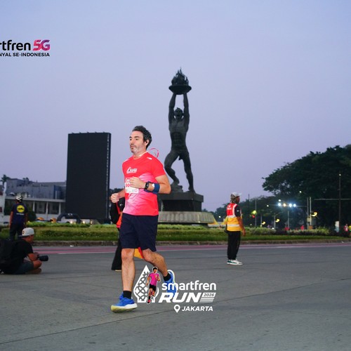 Race photo from SMARTFREN RUN 2026