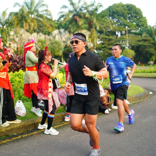 Race photo from BOGORUN 2026