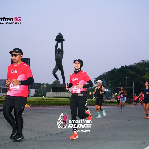 Race photo from SMARTFREN RUN 2026
