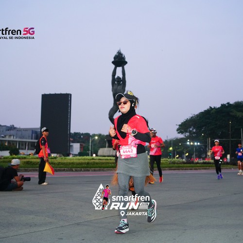 Race photo from SMARTFREN RUN 2026