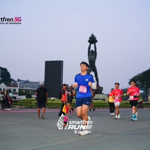 Race photo from SMARTFREN RUN 2026