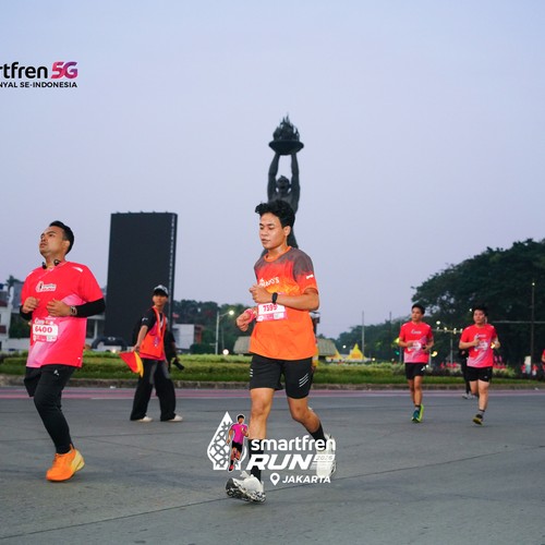 Race photo from SMARTFREN RUN 2026
