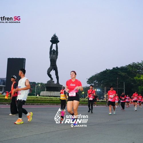 Race photo from SMARTFREN RUN 2026
