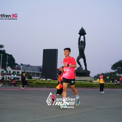 Race photo from SMARTFREN RUN 2026
