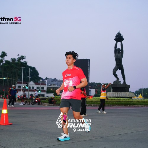 Race photo from SMARTFREN RUN 2026