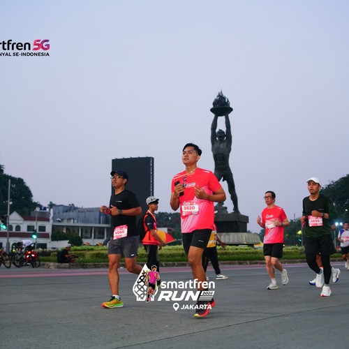 Race photo from SMARTFREN RUN 2026