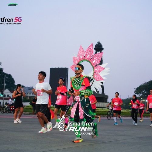 Race photo from SMARTFREN RUN 2026