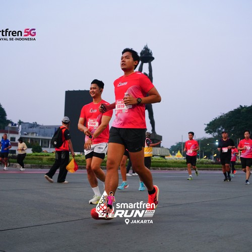 Race photo from SMARTFREN RUN 2026