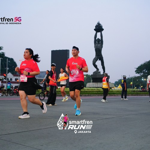 Race photo from SMARTFREN RUN 2026