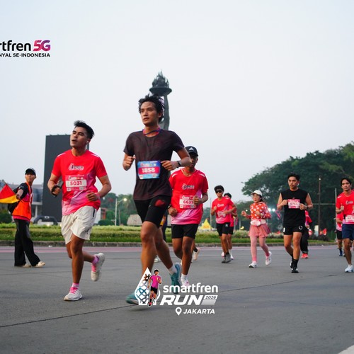 Race photo from SMARTFREN RUN 2026