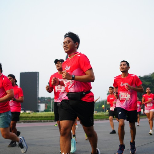 Race photo from SMARTFREN RUN 2026