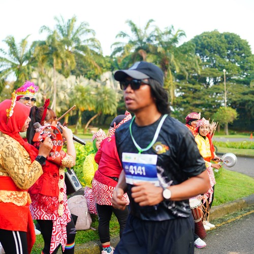 Race photo from BOGORUN 2026