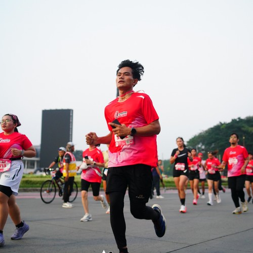 Race photo from SMARTFREN RUN 2026