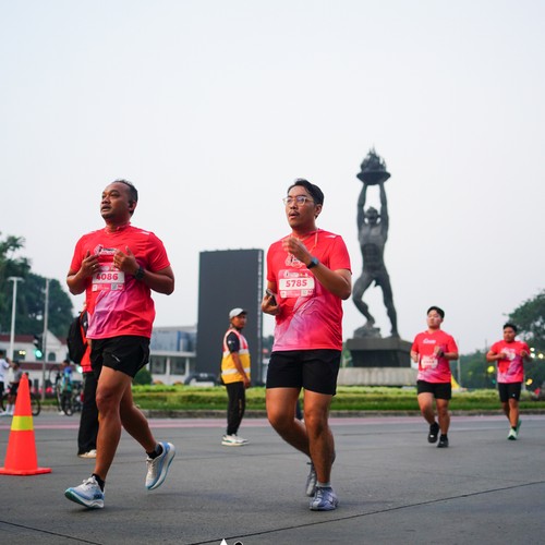 Race photo from SMARTFREN RUN 2026