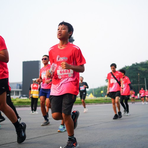 Race photo from SMARTFREN RUN 2026
