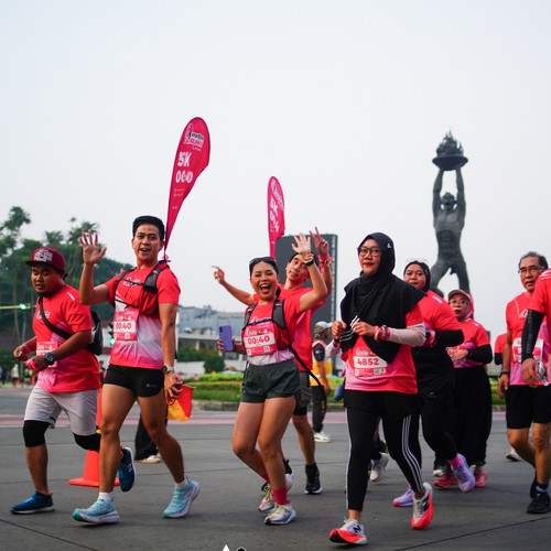 Race photo from SMARTFREN RUN 2026