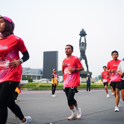 Race photo from SMARTFREN RUN 2026