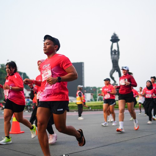 Race photo from SMARTFREN RUN 2026