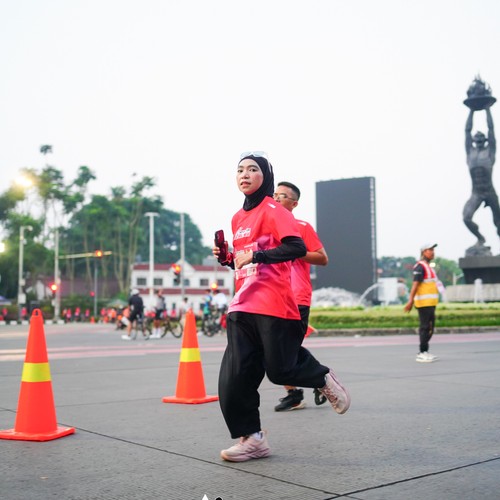 Race photo from SMARTFREN RUN 2026