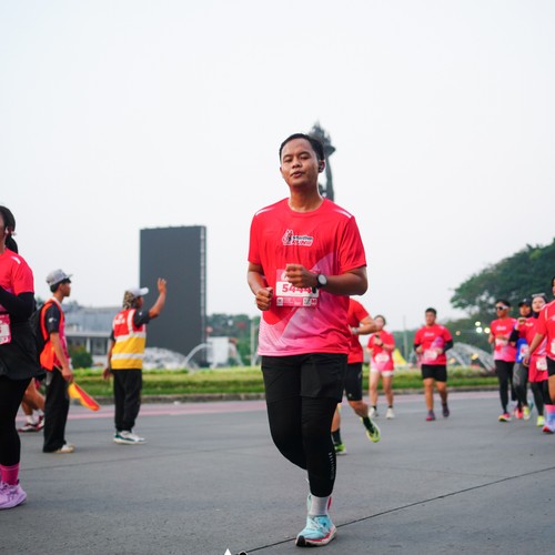 Race photo from SMARTFREN RUN 2026