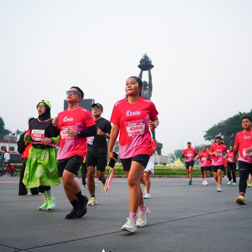 Race photo from SMARTFREN RUN 2026