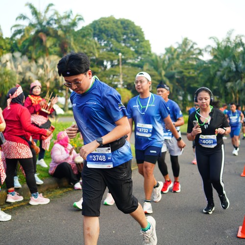 Race photo from BOGORUN 2026