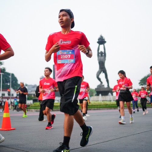 Race photo from SMARTFREN RUN 2026