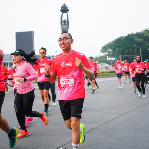 Race photo from SMARTFREN RUN 2026