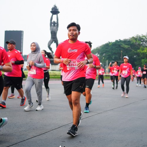 Race photo from SMARTFREN RUN 2026