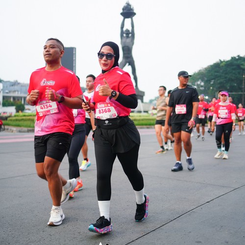 Race photo from SMARTFREN RUN 2026