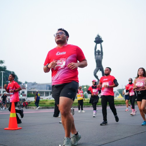 Race photo from SMARTFREN RUN 2026
