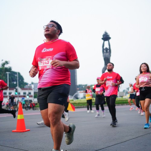 Race photo from SMARTFREN RUN 2026