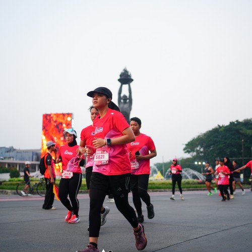 Race photo from SMARTFREN RUN 2026