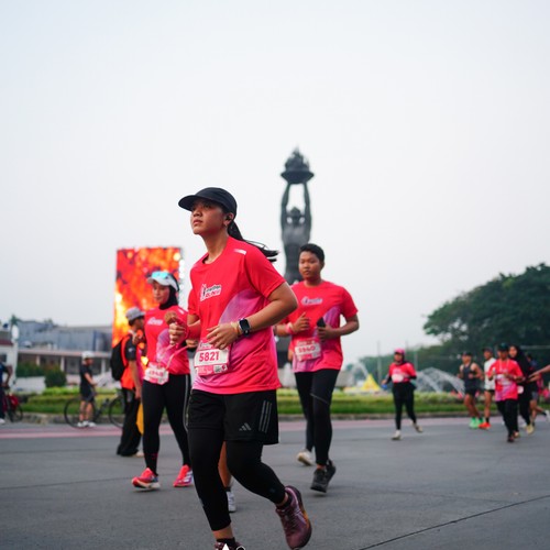 Race photo from SMARTFREN RUN 2026