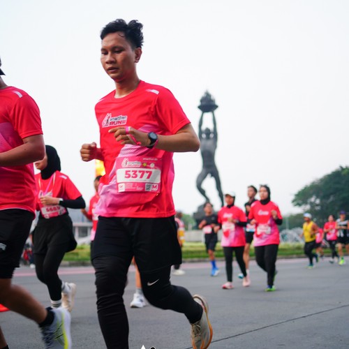 Race photo from SMARTFREN RUN 2026
