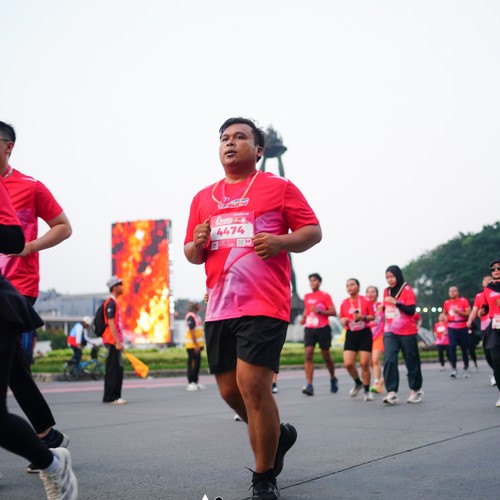 Race photo from SMARTFREN RUN 2026