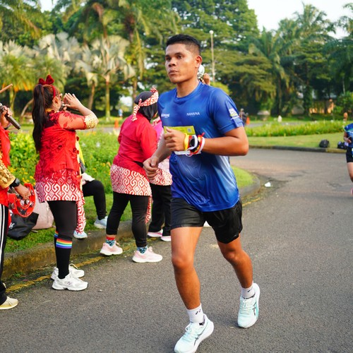 Race photo from BOGORUN 2026