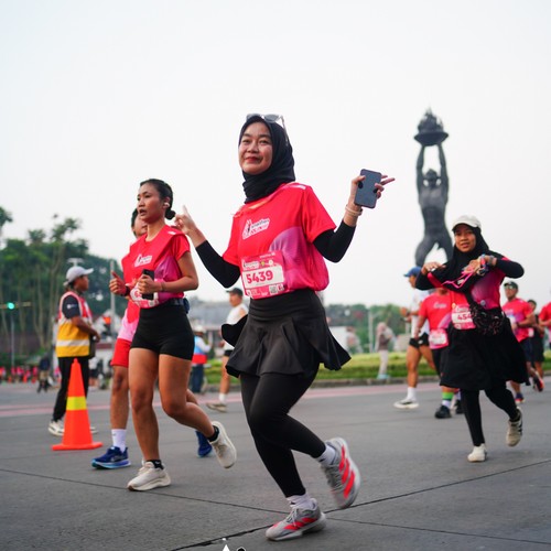Race photo from SMARTFREN RUN 2026