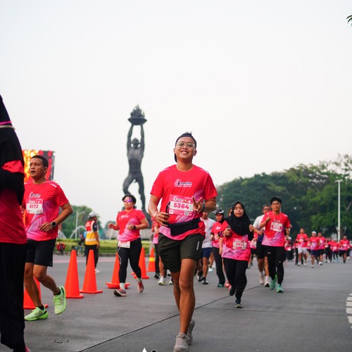 Race photo from SMARTFREN RUN 2026