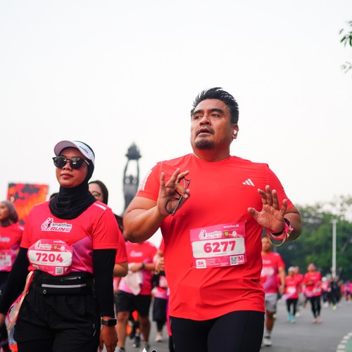 Race photo from SMARTFREN RUN 2026