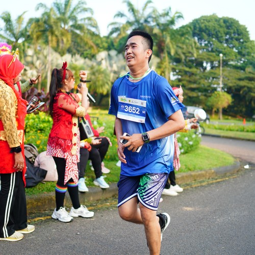 Race photo from BOGORUN 2026
