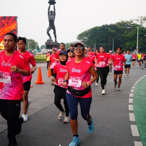 Race photo from SMARTFREN RUN 2026