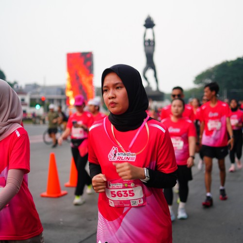 Race photo from SMARTFREN RUN 2026