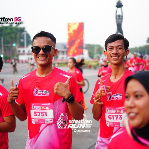Race photo from SMARTFREN RUN 2026