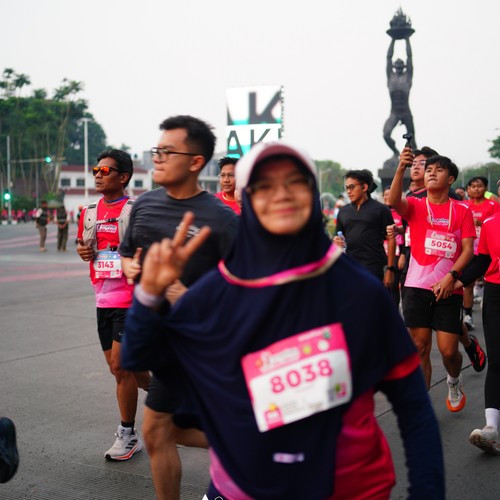 Race photo from SMARTFREN RUN 2026