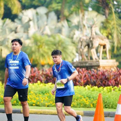 Race photo from BOGORUN 2026