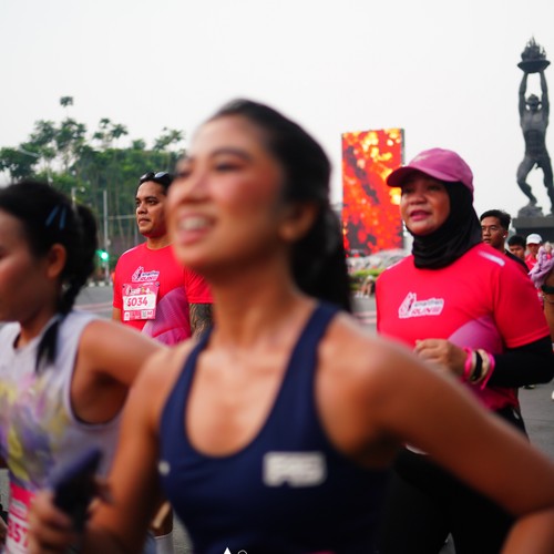 Race photo from SMARTFREN RUN 2026