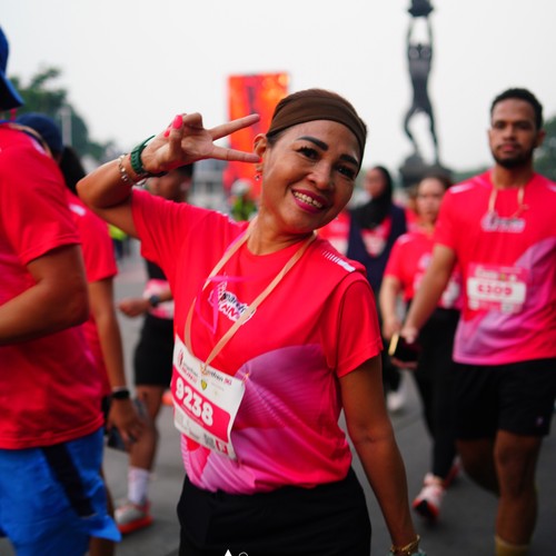 Race photo from SMARTFREN RUN 2026