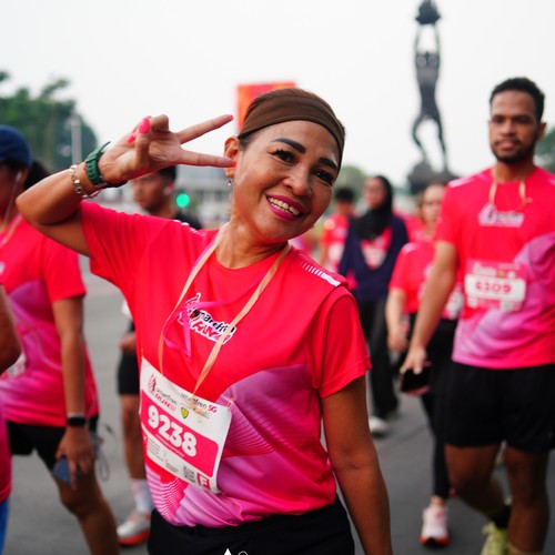 Race photo from SMARTFREN RUN 2026